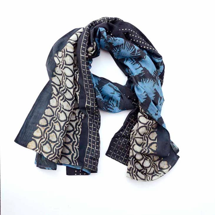 hari - block print scarf