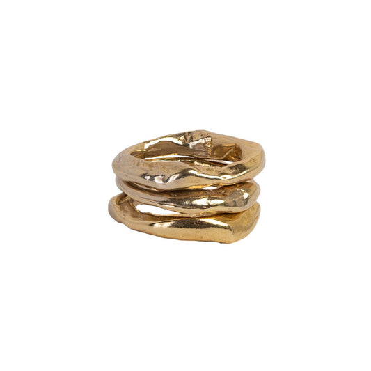 Stone Stacking Rings 6-9, BRZ