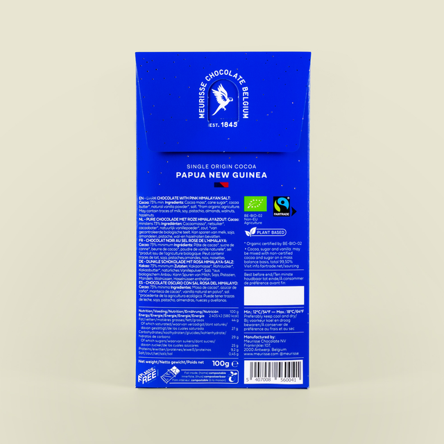 Himalayan Salt Bar, Organic Dark Chocolate