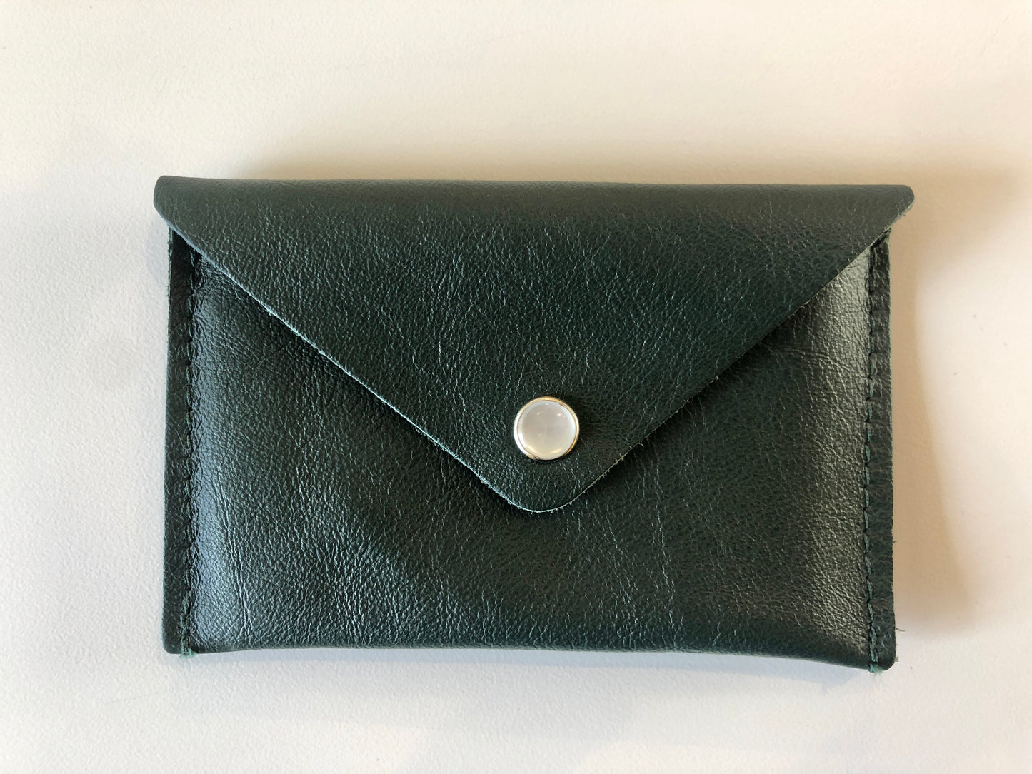 Card Wallet in Reclaimed Leather-- Choose Your Color