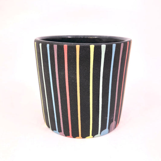 Rainbow Drip Tumbler, Black