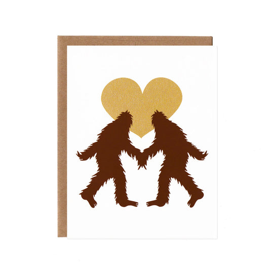 Sasquatch Love Card