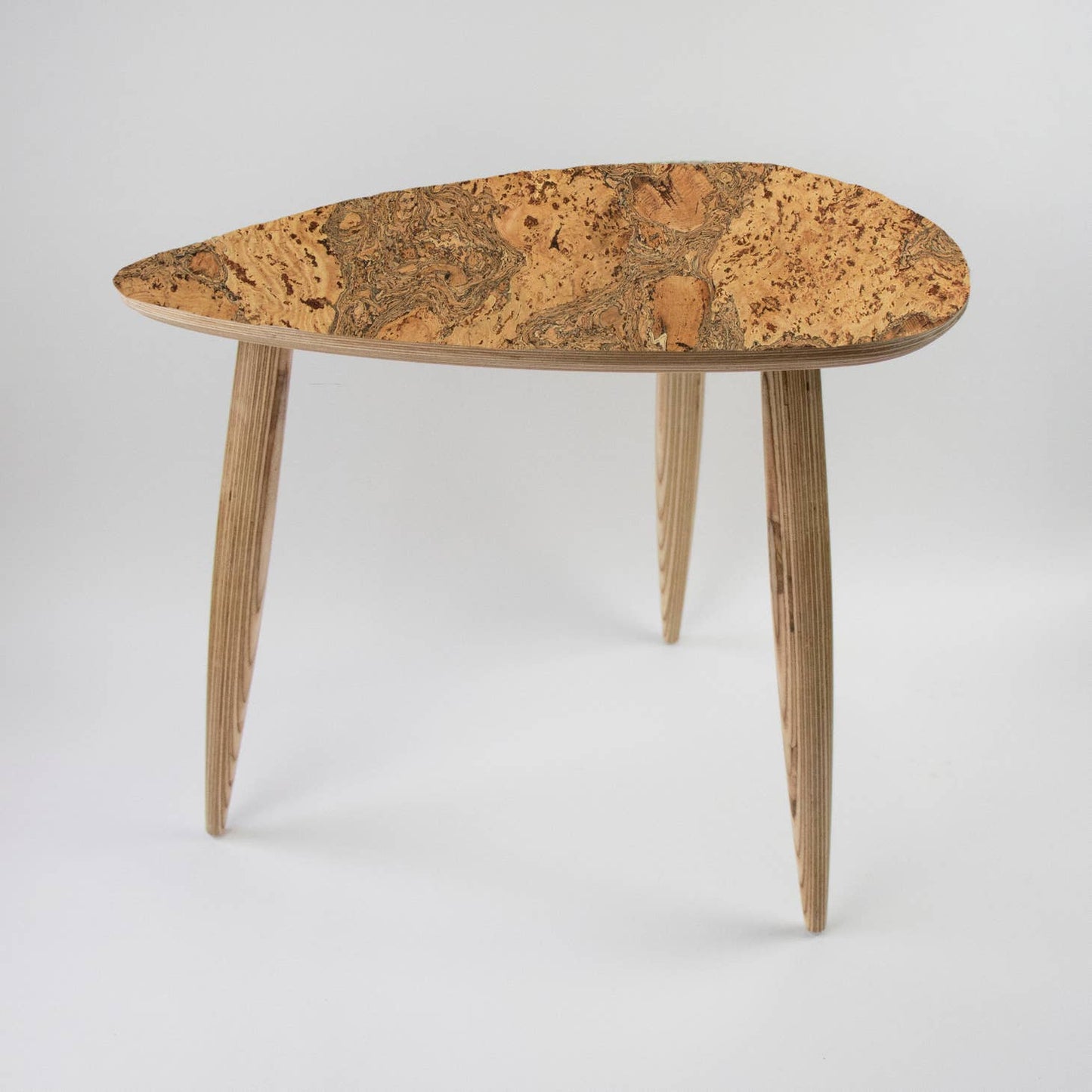 Ice Grey Cork Pebble Table