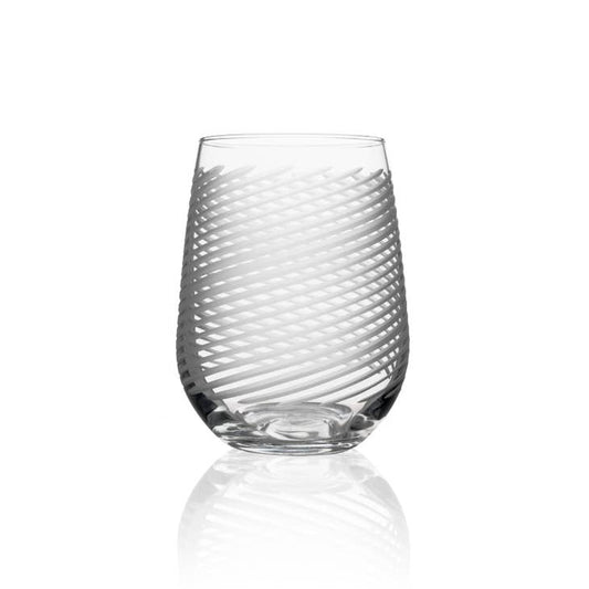 Cyclone Stemless Wine Glass