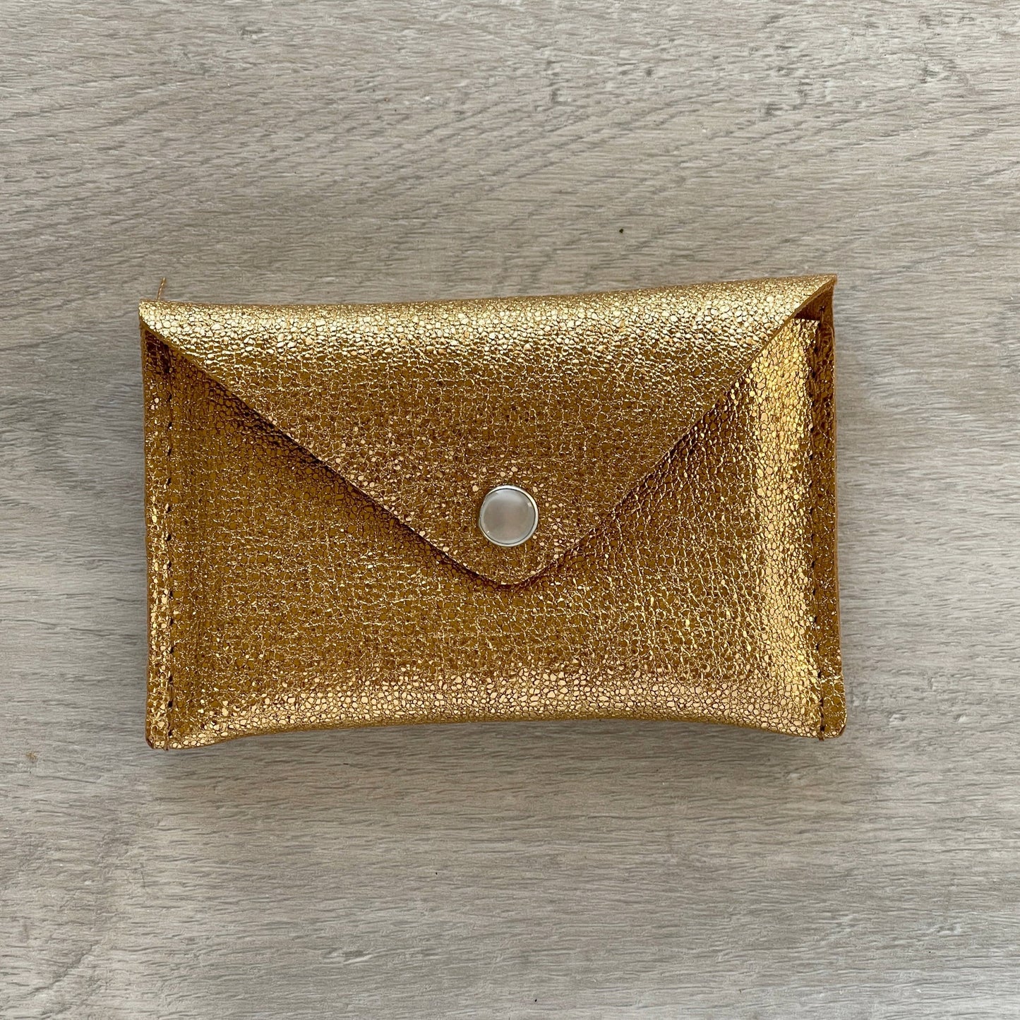 Card Wallet in Reclaimed Leather-- Choose Your Color