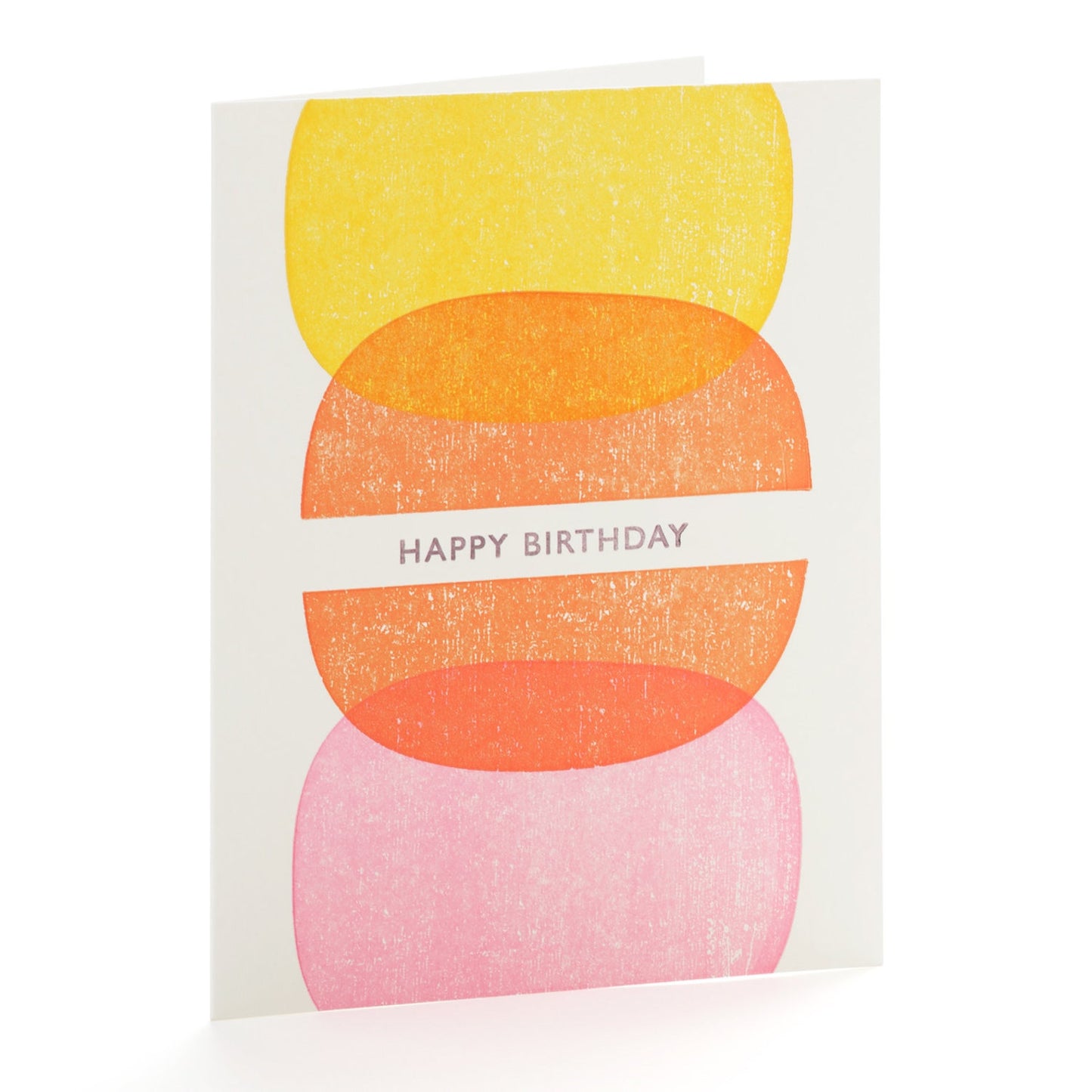 Letterpress Printed Candies Birthday Card