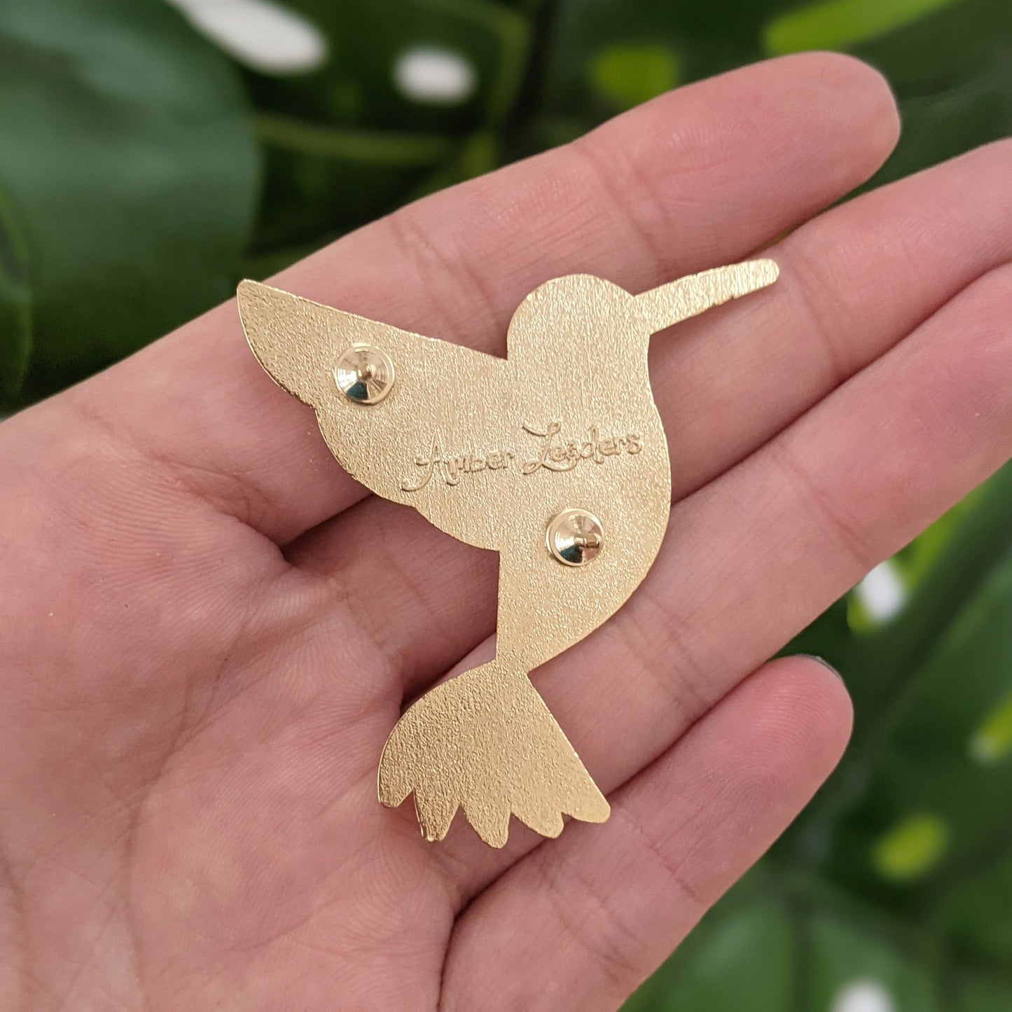 Hummingbird Enamel Pin