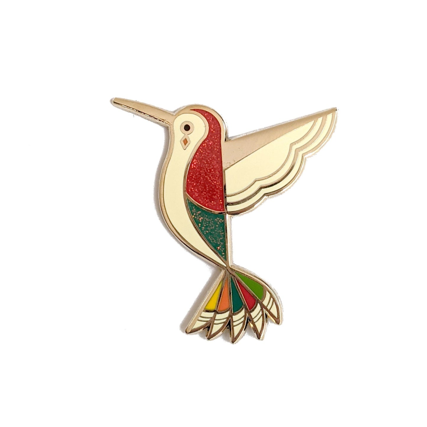 Hummingbird Enamel Pin