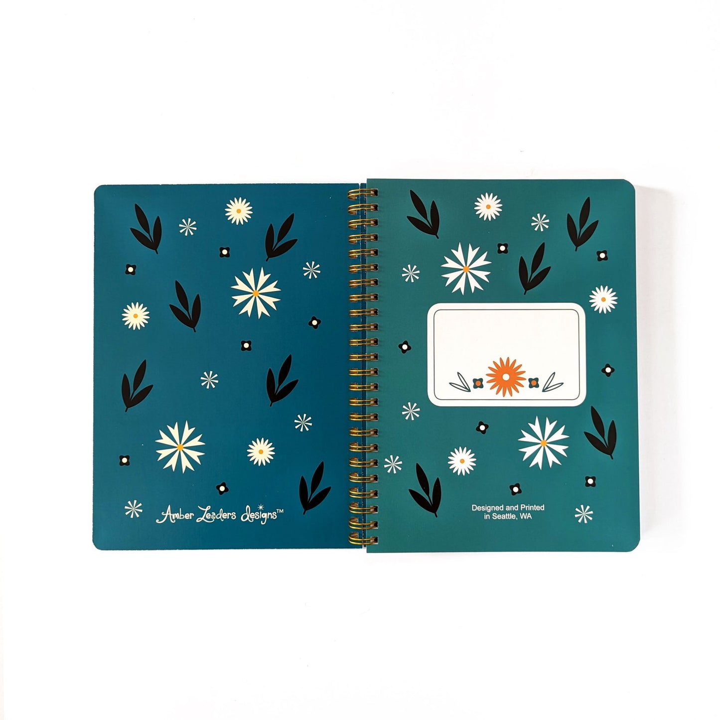 Folk Floral Notebook