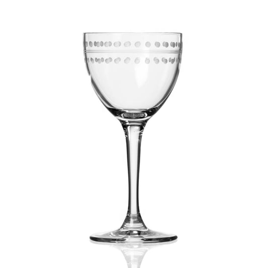 Mid Century Nick + Nora Cocktail Stemmed Glass