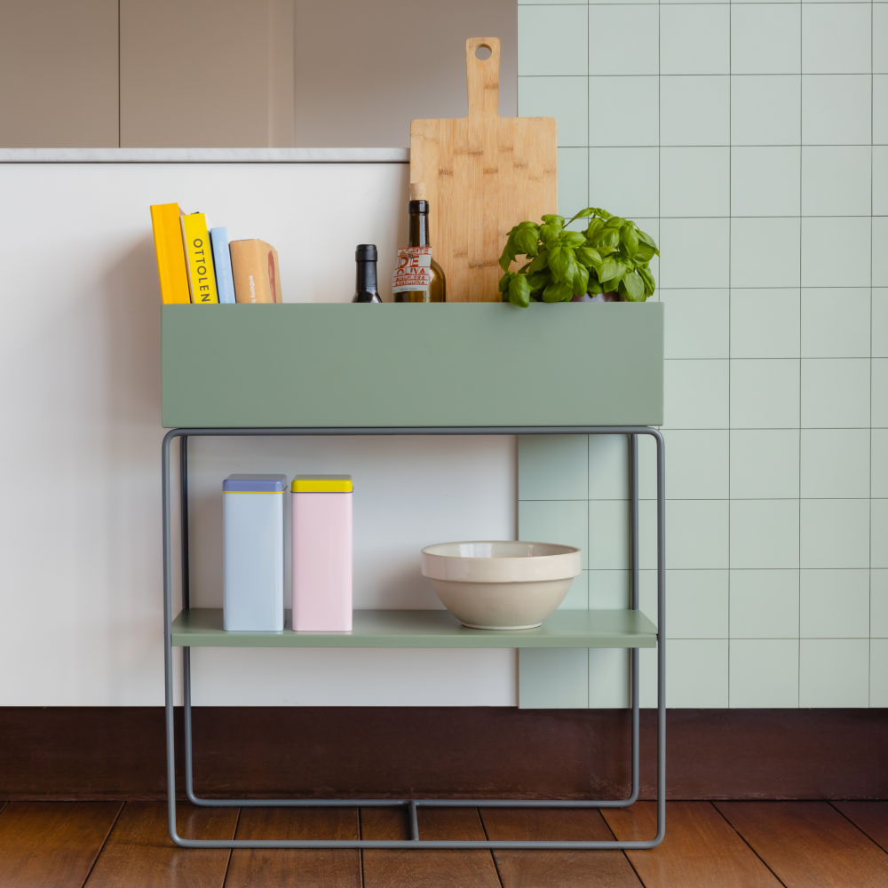 Console Table, Green